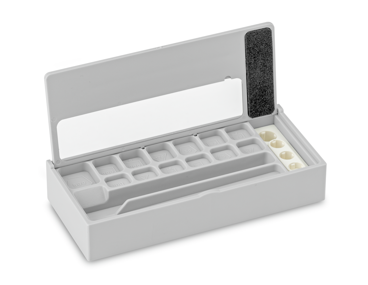 Kasse til kalibreringslod 328-222-410