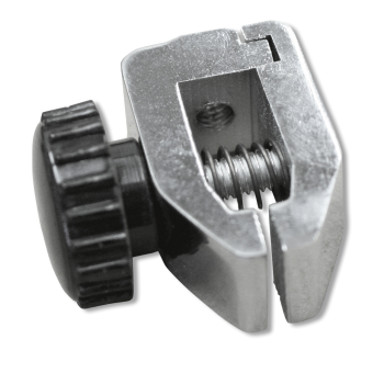 Fine point clamp for tension and fracture tests to 500 N