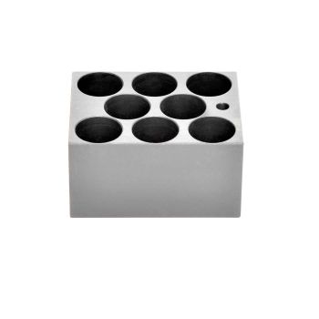 Blok til 8 x 25 mm hætteglas