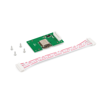 WiFi-interface for trådløs forbindelse til netværk og WiFi-kompatible enheder, såsom tablets, bærbare computere eller smartphones (skal bestilles ved køb)